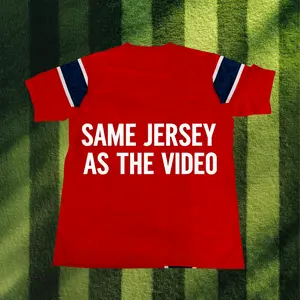 same jersey as the video , 9football jersey of the team, paired with a comfortable round-neck sports top, is suitable for games, training and daily wear. It is suitable for both men and women. Soccer Tee Athletic Activewear