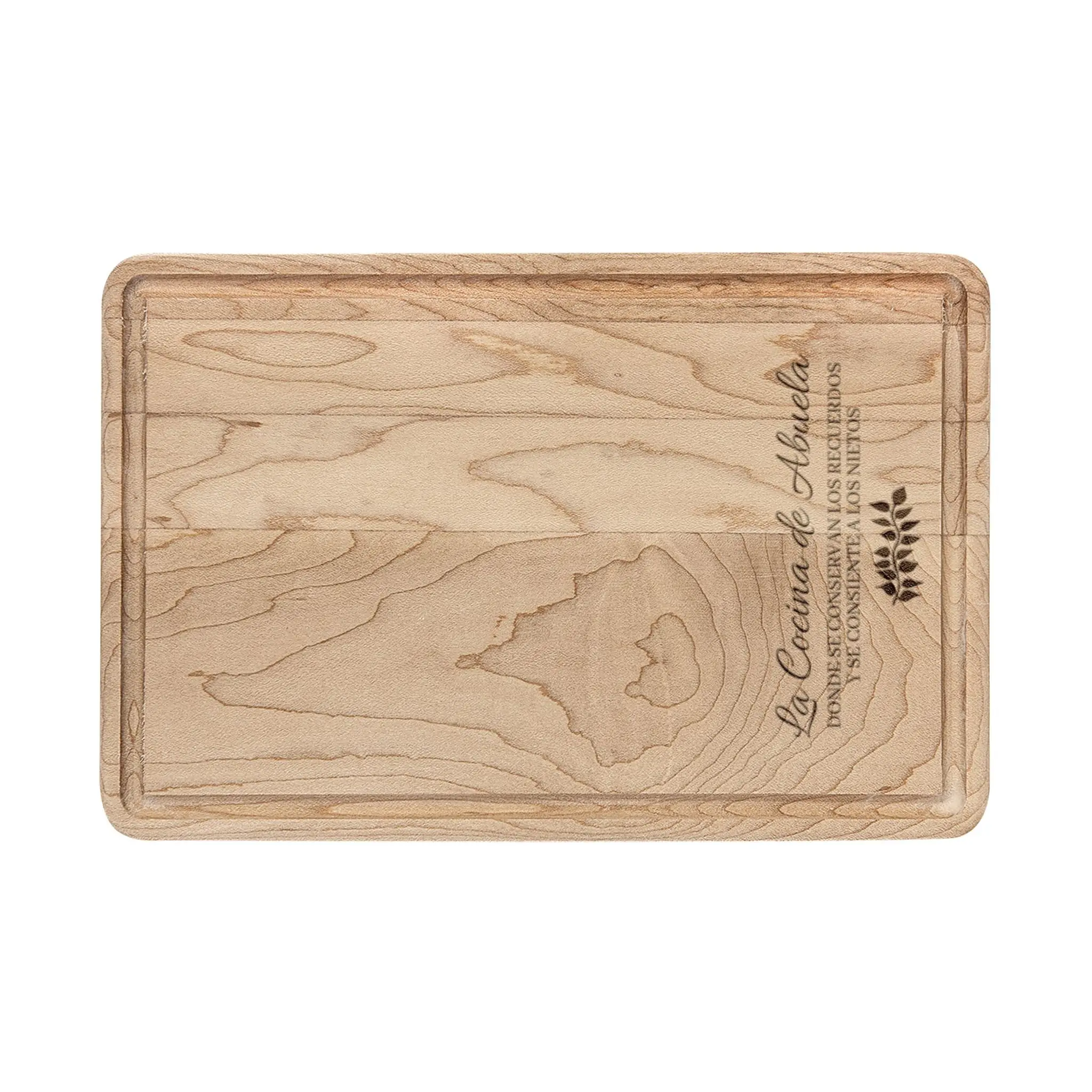 Engraved La Cocina de Abuela Wooden Cutting Board | Cheese Charcuterie Board