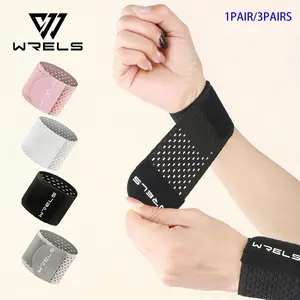 Stable Joint Anti-Sprain Adjustable Compression Wrist Guards, Lightweight Breathable High-Elastic Sports Wrist Braces for Basketball Tennis Fitness