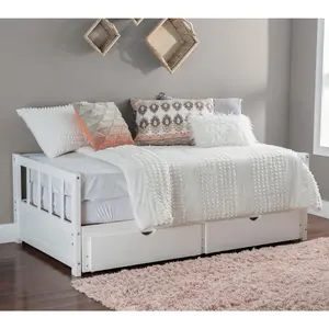 Linon Home Decor Harley Storage Trundle DaybedTwin to King