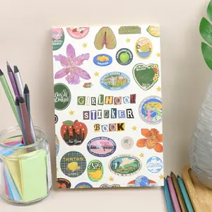 Girlhood Collage Sticker Collection: Aesthetic Vintage Travel, Floral, Fruit & Art Stickers for Bullet Journals, Planners & Craft Projects – Perfect for Adding Nostalgic Charm & Colorful Personality to Your Creative Spaces Sticker Pack