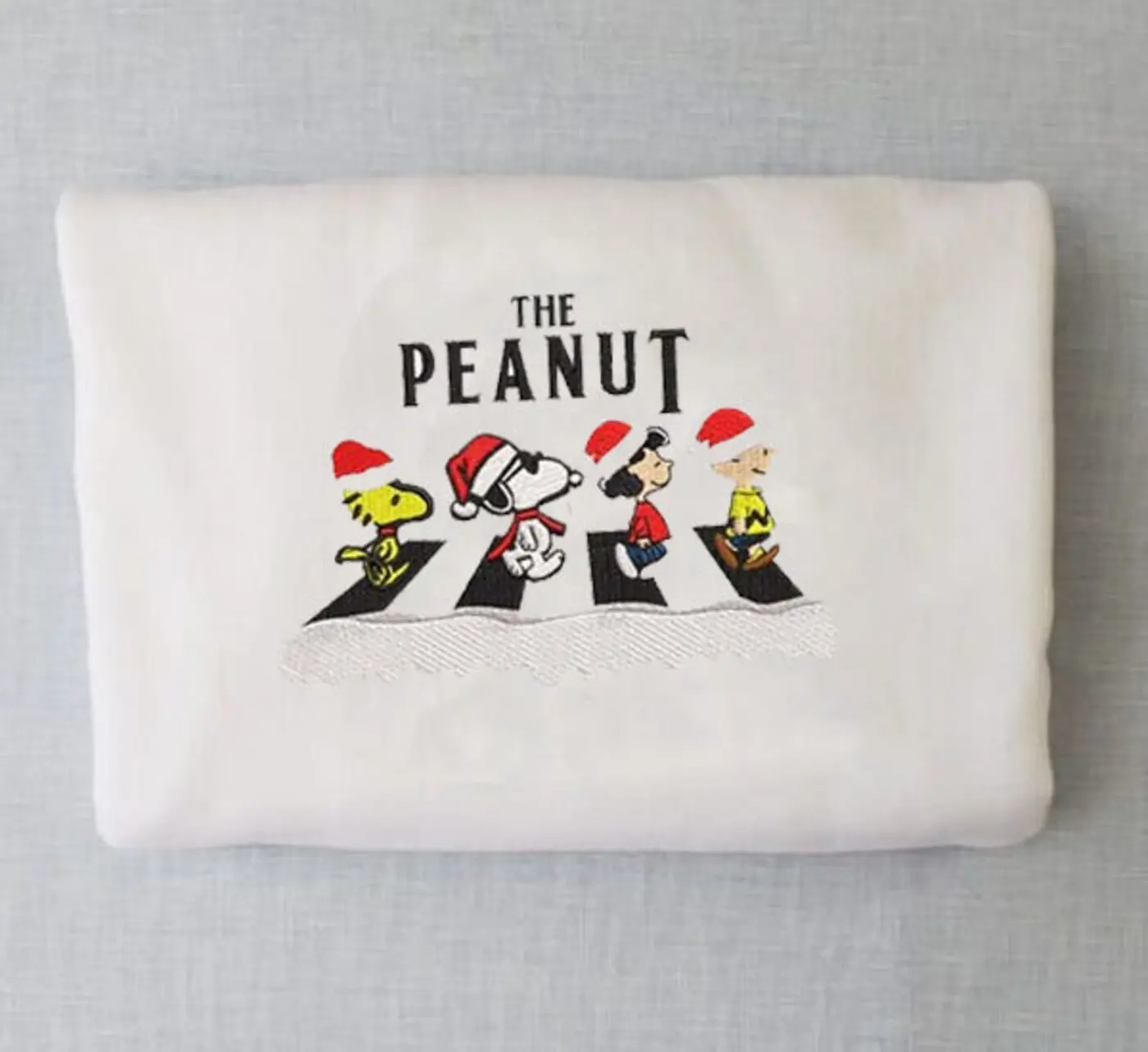 Vintage Embroidered Sweatshirt Snoop Christmas Coffee, Peanuts Christmas Shirt Sweatshirt, Sweatshirt, T-Shirt, Christmas peanuts Sweatshirt