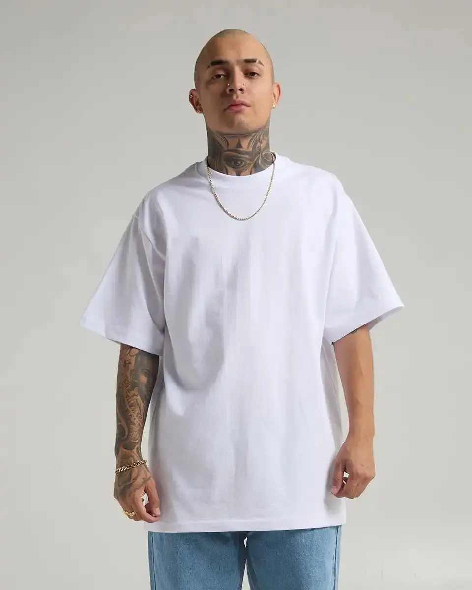 Oversized Graphic T-shirt for Men and Women, Classic Relaxed Fit Short Sleeve Top in Breathable 100% Cotton Fabric
