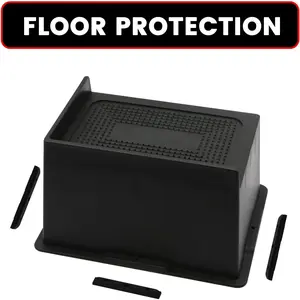 Bed Risers 6 Inch Heavy Duty, Oversized Furnitures Risers 6 inch Support 6000 lbs, Bed Table Rising Blocks, Fits for Couch, Sofa, Chair, Furniture Lifts 4 Pack