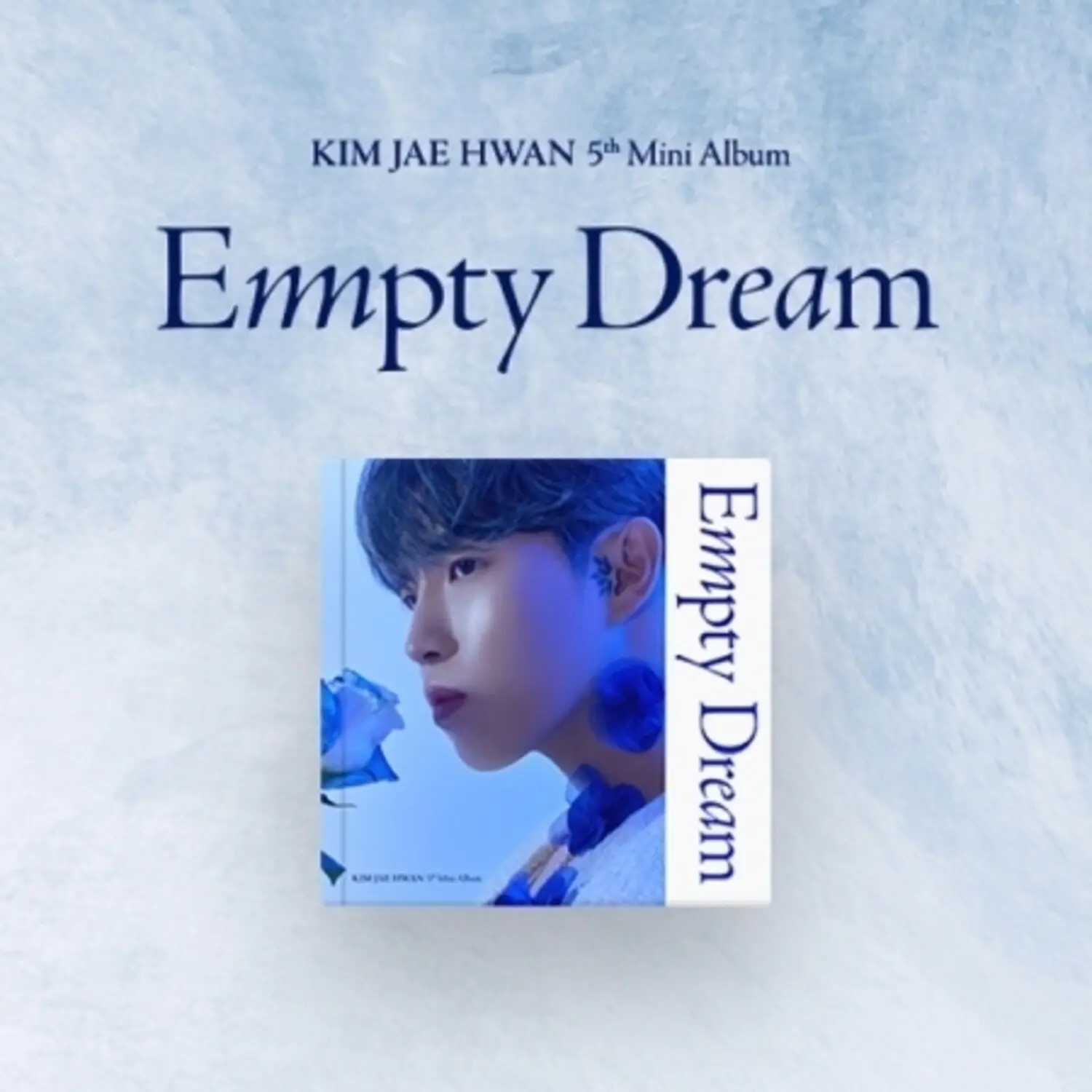 Kim Jae Hwan - Empty Dream Limited Edition CD Media (New Release) - Includes 72pg Photobook, 4pc Photocard Set, 4pc Postcard Set, Coloring Paper, Bookmark, Sticker + Poster