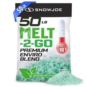 Snow Joe Enviro Blend Ice Snow Melt, Safe for Concrete & Plants, 50 lb