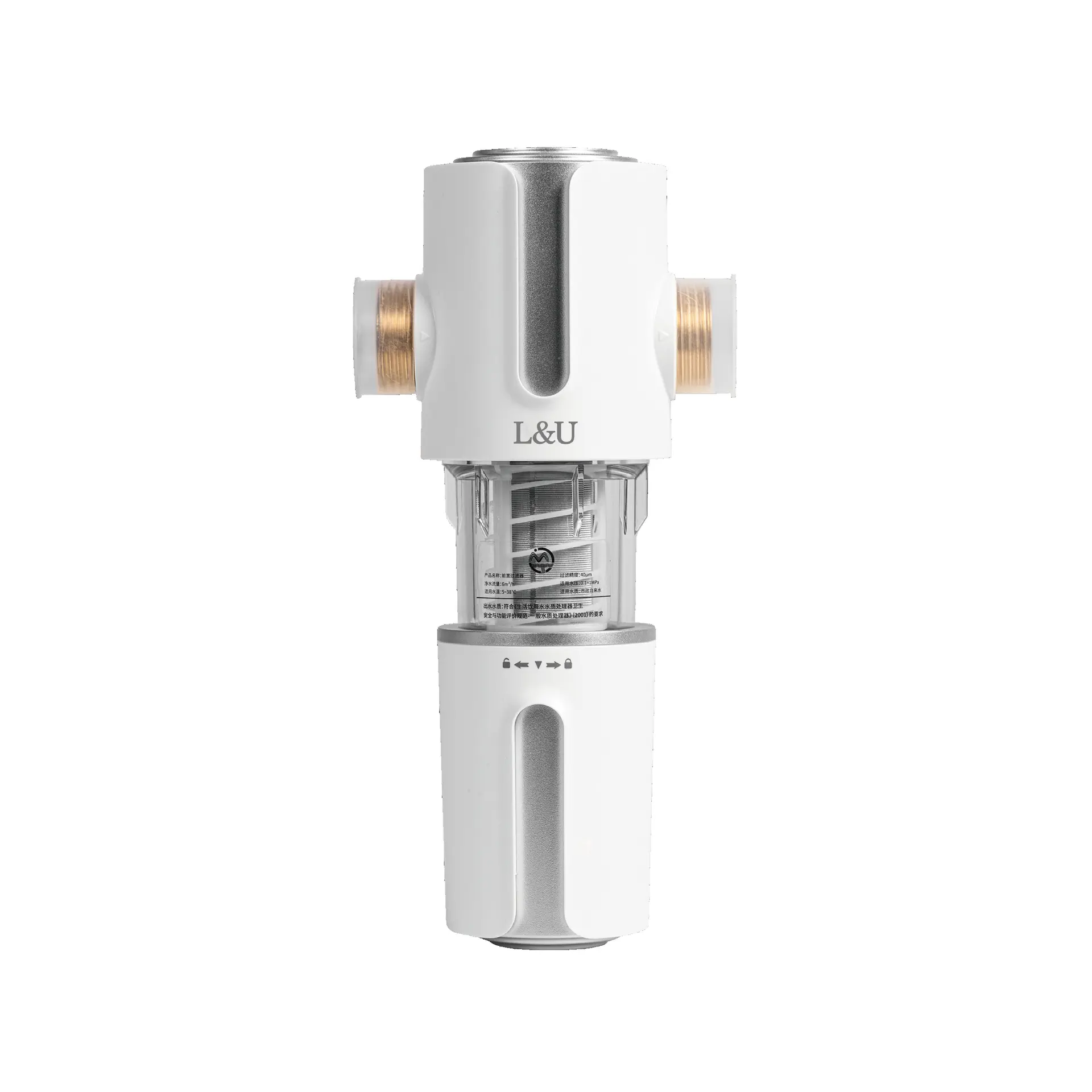 Backwash Whole House Pre Filter Stainless Steel Mesh Kitchen Tap Water Purifier, Filter Water Filters