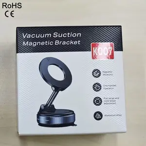 K007 Car Mount Vacuum Suction Magnetic Bracket with Magnetic Attraction One-handed Operation Full Range and Multi-angle Adjustment kindle holder