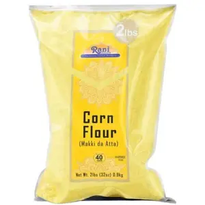 Rani Corn Flour (Makki ka Atta) 32oz (2lbs) 908g Bulk ~ All Natural | Vegan | Gluten Friendly | NON-GMO | Kosher | Indian Origin