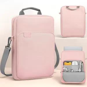 11.10    P-P 9-11 Inch Tablet Sleeve Case with Strap, Compatible with iPad 11-inch A16 2025, iPad 10th/9th/8th/7th Gen, iPad Air 11/5th/4th Gen, Galaxy Tab A9 Plus 11" - Pink