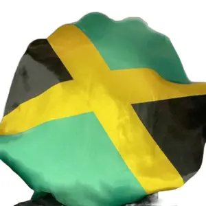 Custom Jamaican Flag Print Bonnet - Fashion Hair Accessory