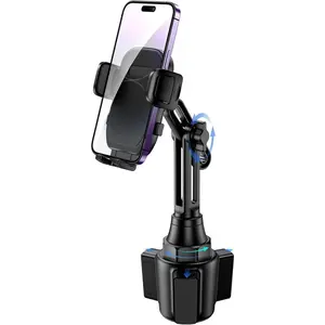 Cup Phone Mount for , [Upgraded Version] Universal Cup Phone Cradle Holder with Long and Adjustable , Friendly Compatible with Cell Phone , ,  and  Smartphones