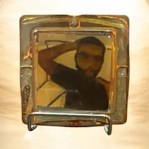 Family square ashtray
