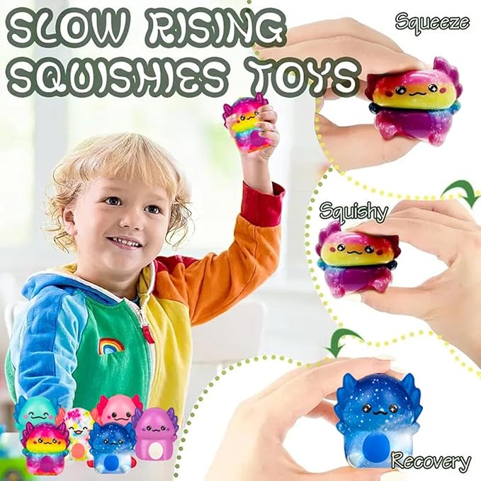 24 Pack Prefilled Easter Eggs with Slow Rising Squishy Toys – Easter Basket Stuffers & Egg Hunt Fillers for Kids Boys Girls – Easter Toys Party Favors