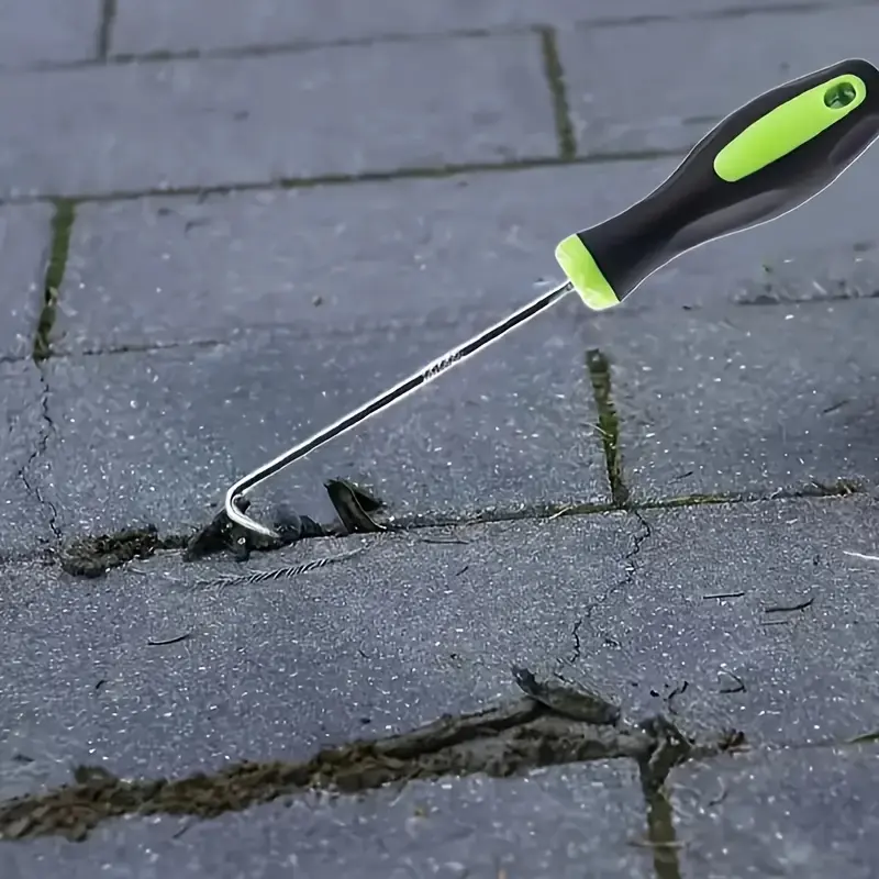 Heavy-Duty Metal Weed Puller Tool, Carbon Steel, Durable Garden Weed Remover for Pathway & Lawn, No Battery Needed, No Wooden Materials, Outdoor Gardening Essential, Durable Gardening Tools
