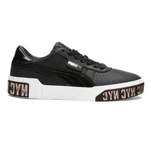 PUMA Womens Cali Bold Nyc Platform Sneakers Shoes Casual - Black