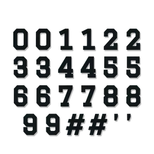 Varsity Font - Numbers Pack Varsity Font - Numbers Pack