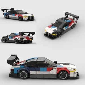 349pcs Classic M4 Gt3 Racing Car Moc Speed Superbike Building Block Set, Creative Educational Toy, Adult DIY Car Model, Perfect Gift
