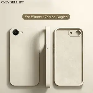 Phone Case: Liquid Soft Case for iPhone 17e Case [Camera Protection] [Soft Anti-Scratch ] Shockproof Phone Case for iPhone 17e/16e