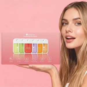 6pcs/box Alcohol-Free Hand Sanitizer, Moisturizing & Non-Sticky, Essential for Kids & Home, 6 Fragrances Daily Use