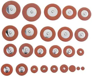 25 count Leather Pads Alto Sax Pads Replacement Set Saxophone Repair Parts Brown 9mm to 48mm