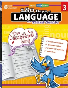 180 Days: Reading, Vocabulary/Language for 3rd Grade Practice Workbook for Classroom and Home, Cool and Fun Practice Created by Teachers