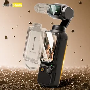 Protective Film for Dji Osmo Pocket 3 Camera, Screen Protector + Lens Film, Dust-Free HD Tempered Glass, Anti-Scratch, Responsive Control, Photography Camera Accessories