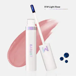 Matte Tear-Off Lip Glaze, Silky Lightweight Cosmetic Makeup, BA5075-01# Light Rose, Long-Lasting Waterproof Non-Fading Non-Stick Cup Color-Locking 24-Hour Wear Lip Product