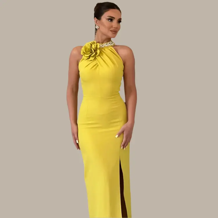Luxe Appliqué Sheath Dress