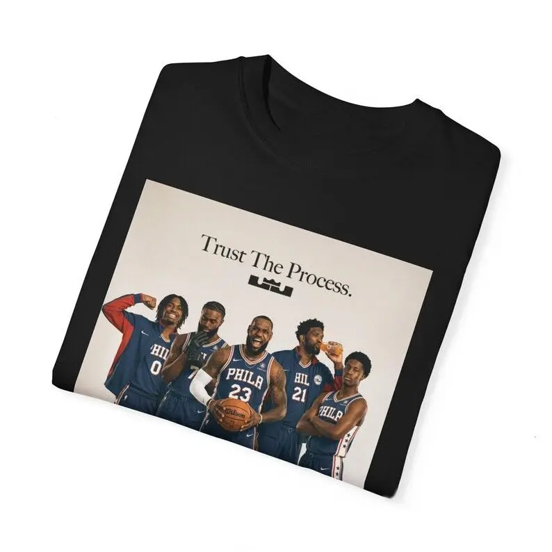 LeBron James Philly Tee, Trust The Process Shirt, Philadelphia Basketball Tee, Vintage Sixers Shirt