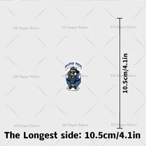 Hiphop Duck Car Sticker, Funny Trendy Duck Decal, Waterproof Vinyl Sticker for Cars, Trucks, Windows, Laptops, Bumpers, Suitcases, Water Bottles