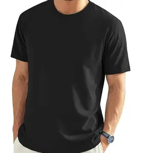 EKLENTSON Men's Cotton Crewneck T-Shirts Short Sleeve Plain Tee Moisture Wicking Casual Tshirts Solid Color