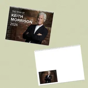 True Crime Keith Morrison 2026 Wall Calendar, Wall Calendar 2026, Keith Morrison Best Lines Graphic Calendar, Home Decorating