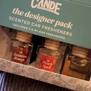 Four-Pack Scented Car Fresheners Bundle – 4 Unique Scents, 8ml Each