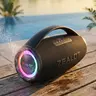 ZEALOT S97 120W Compact Portable Bluetooth Speaker - Loud Output, Deep Bass, Stereo Sound, IPX6 Waterproof, RGB LED Light, 16000mAh Battery, USB Type-C, 2.8kg Lightweight, USB+BT+SD Compatibility, for Pool Parties, Camping, Music Lovers Gifts