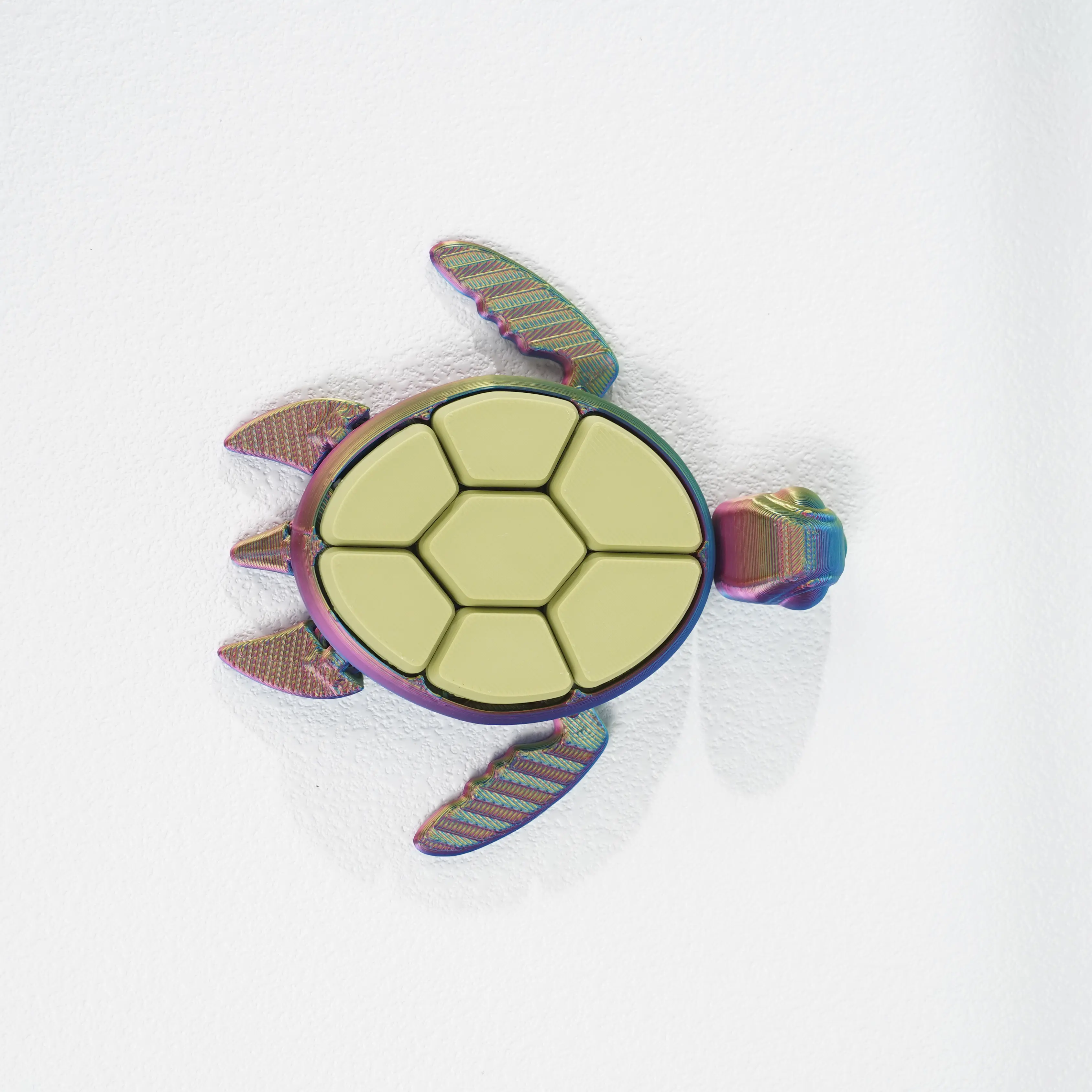 Funny Turtle Mechanical Clicker Shell Plastic-Metallic Fidget Toy - Oddly Satisfying Sensory Tool, Anxiety Distraction Stress Relief Item, Cute Sturdy Pocket-Sized Office Desk Accessory, Novelty Birthday Gag Gift for Neurodivergent Kids-Coworkers