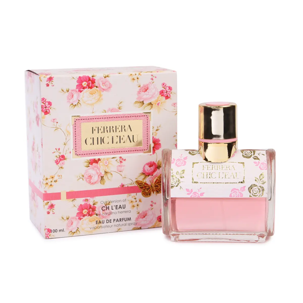 Ferrera Chic L'Eau Eau De Parfum 100ml/3.4fl.oz. Natural Spray Perfume for Women - Captivating Women's Fragrance