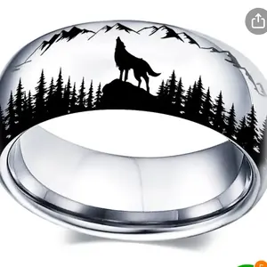 Wolf Ring Size 11 with Ring Box