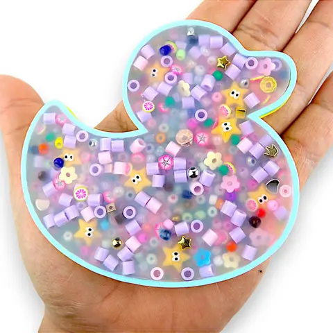 Duck Picky Pad and Tray- Satisfy Your Urge to Pick, Pop and Peel Stress-Free! Picky Fidget picking fun