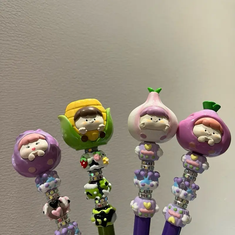 Stylus Pen & Ballpoint Pen 2 in 1 with Cartoon Design, High Quality Handmade