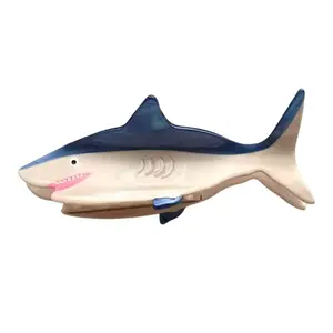 Blue Shark Hair Claw Clip – Ocean-Inspired Accessory with a Bite