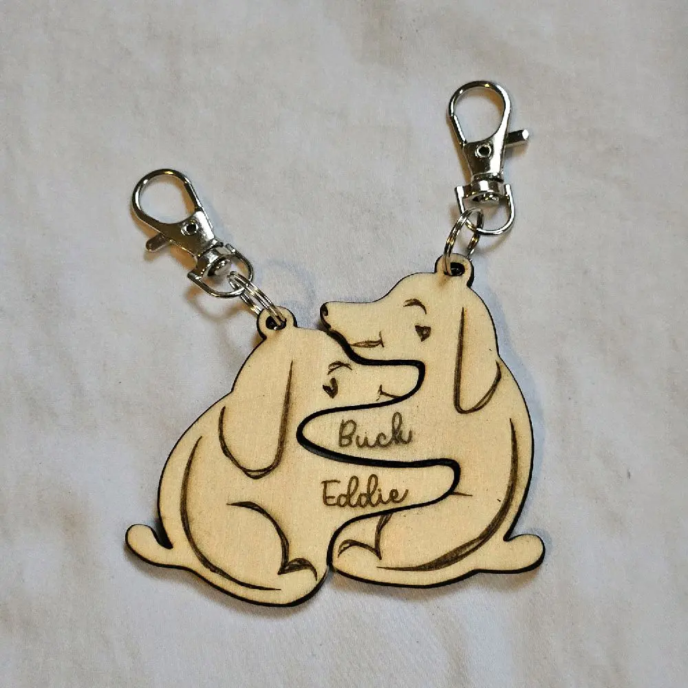 Custom Keychain Pairs 9-1-1