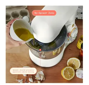 Tilt‑Head Stand Mixer Set – Includes Flat Beater, Dough Hook & Balloon Whisk