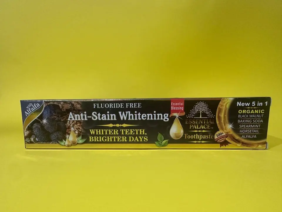 Essential Palace Anti-Stain Whitening Fluoride Free Toothpaste 5-in-1 Herbal