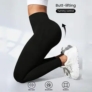 Weight loss Fabric Butt-Lifting, Seamless, High-Waisted, Breathable Yoga Pants with Tummy Control – Gym and Running Leggings #Parati #GymWorkout #TikTokMadeMeBuyIt #outdoorfun #TikTokShopSpringGlowUp-1 Scrunch