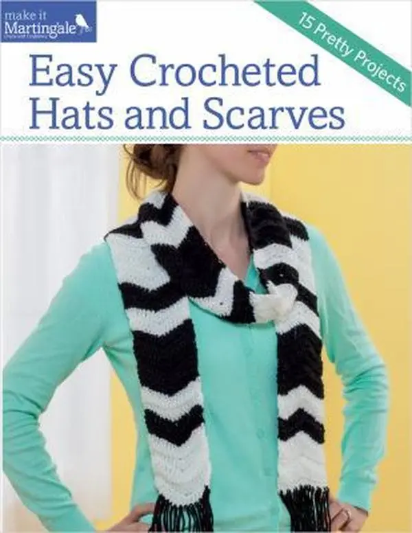 USED-Easy Crocheted Hats and Scarves: 15 Pretty Projects by Denise Black (Paperback)