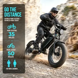 2026｜1000W Electric Bike for Adults ,lFullSuspensionTop Speed 30+MPHRange 40-70 Miles | 48V 15AhRemovableBatterylLED Headlights 20-InchAll-Terrain Fat Tires lUL2849Certified ebike|Mother's Day gift hybrid