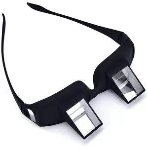 Lazy Glasses Bed Prism Glasses Spectacles Horizontal High Definition Glasses Prism Periscope Lie Down Eyeglasses for Reading and Watch TV in Bed Unisex