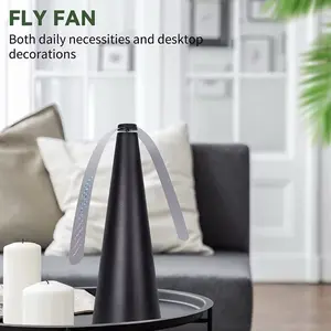 Effective Insect Control Patio Mosquito Bug Portable Keep Wasps Away Wasp Repellent Fly Repellent Fan for Outdoor Gatherings Fly Fan Both daily necessities and desktop decorations Set