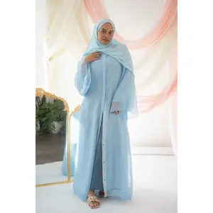 Aaliyah Reversible Abaya | Powder